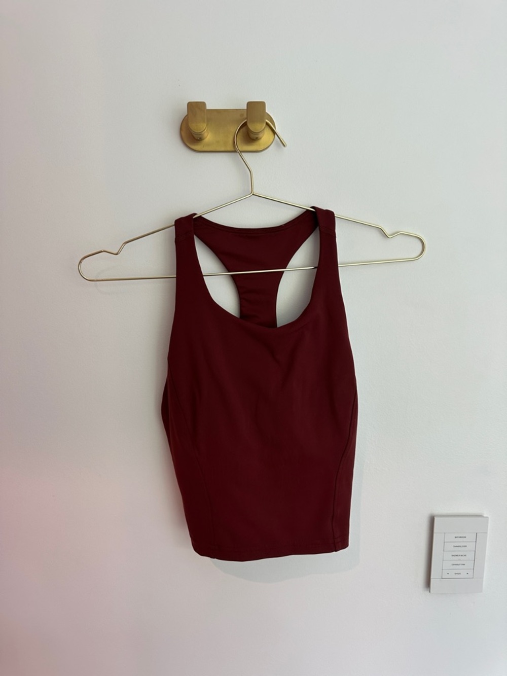 Wunder train racer back tank